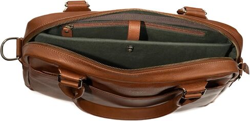 Full Grain Leather Briefcase | Elegant Handmade Leather Briefcase for Men, Perfect for Work and Business. in Saudi Arabia
