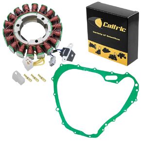 Caltric Stator و Gasket متوافق مع Suzuki LTA700X LTA-700X King Quad 700 2005-2007