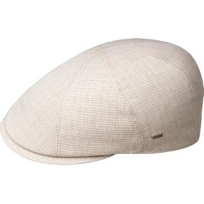 Bailey 1922 Jeth Contour Cap - c/XL Ivy Caps & Flat Caps Chalk Plaid