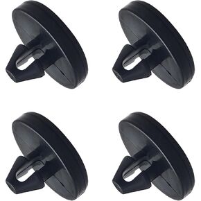 4 PCS Brake Switch Stopper, Clutch Pedal Stopper, Car Brake Light Switch Stopper, Brake Switch Pad, 90541-06036 (Black)