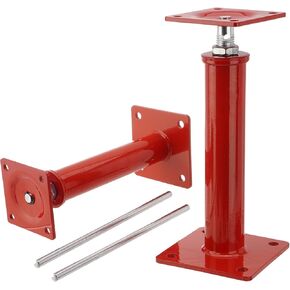 B4B Bang 4 Buck House Jacks for Relivery Crawlspace ، 11 " - 16" نطاق الارتفاع ، 11023 رطل كحد أقصى للحمل ، مقابس أرضية من المنزل للتسوية ، 2 عبوة