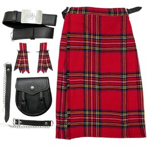 Baby & Boys Outfit w/Kilt, Sporran Belt & Flashes