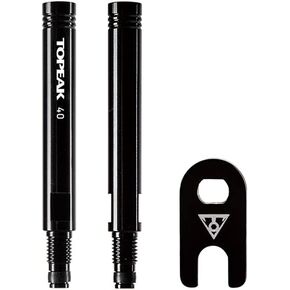 Topeak Valve Extender Set - 28mm, 40mm, or 70mm - Pair, Black