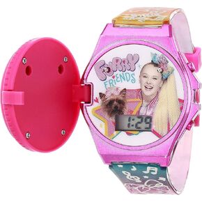 Accutime Jojo Siwa Girls 'Contsz Watch مع حزام بلاستيكي ، متعدد الألوان ، 13 (النموذج: JOJ4210AZ)