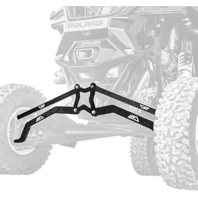 Aluminum Radius Arms for Polaris RZR 1000 / RZR XP Turbo/RZR RS1 | Precision-Engineered Bolt-On Kit | Lightweight Heavy-Duty Construction (Silver)