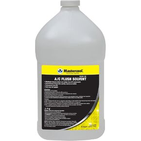 Mastercool 91049-128-4 Black/Yellow Flush Solvent, 4 Pack (1 Gallon)