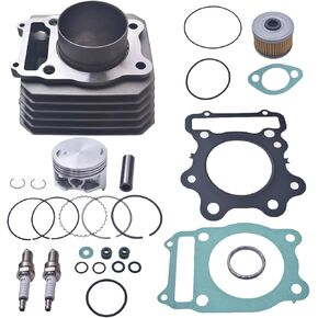 Cylinder Piston Top End Kit W/sealant fit for Honda TRX90 Sportrax 90 1993-2005