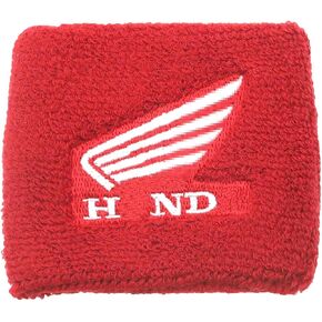 Motorcycle Brake Reservoir Sock Compatible with CBR600RR CBR900RR CBR1000RR - Reservoir Sock Cover (Black and Red)1 Pack