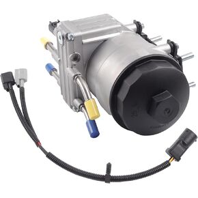 Dasbecan PFB101 6.0 Powerstroke Fuel Pump and Filter Assembly Compatible with Ford F250 F350 F450 F550 Super Duty Excursion V8 2003-2007 Replace# 6C3Z-9G282-C, with Harness