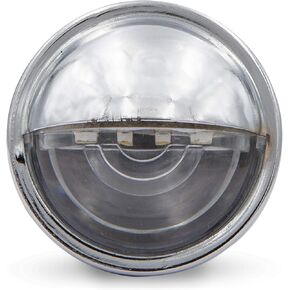 Maxxima LED License Plate Light 1.5" Round with Stainless Steel Chrome Bezel