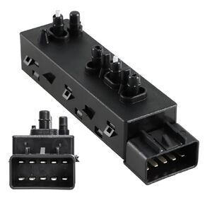 8 Way Front Left Power Seat Adjuster Switch Driver Side Compatible with GMC Sierra Yukon, Chevy Silverado Suburban, Buick Lacrosse Lucerne, Cadillac CTS DTS Escalade 2007-2013 Replace#12451497