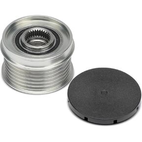 A-Premium Alternator Freewheel Clutch Pulley Compatible with Nissan Altima 2013-2018 2.5L, 6 Grooves Clockwise