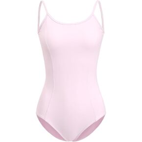 Women Camisole Dance Leotards with Round Neck for Ballet & Gymnastics