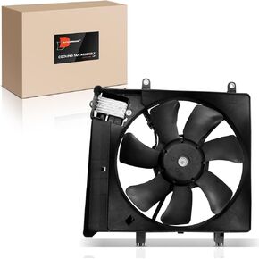 A-Premium A/C Condenser Fan Assembly Compatible with Select Subaru Models - Outback 2005-2009, Legacy 2008-2009, 3.0L - Replace# 73310AG02A