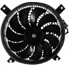 TRQ A/C Condenser Cooling Fan Assembly Compatible with 2004-2006 Suzuki XL-7 SZ3113110