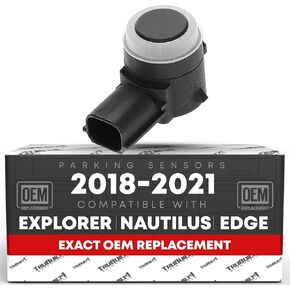 T1A Car Parking Sensors - Compatible with 2018-2019 Ford Edge, 19-21 Ford Explorer; 20-21 Lincoln Nautilus - Front/Rear Backup Reverse Parking Assist Kit - OEM HU5Z15K859AAT