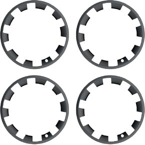 لنموذج Tesla Y 20 بوصة Helix Wheel Rim Protector Hubcaps Helix Wheels Rim Cover Rings Silver 4PCS Model Y Accessories
