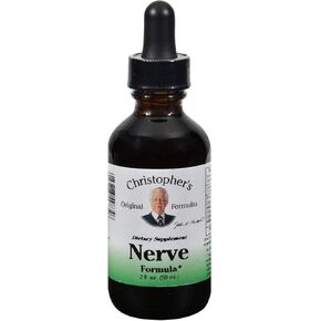 Christopher's Original Formulas Nerve Formula, Natural Herbal Supplement, 2 oz