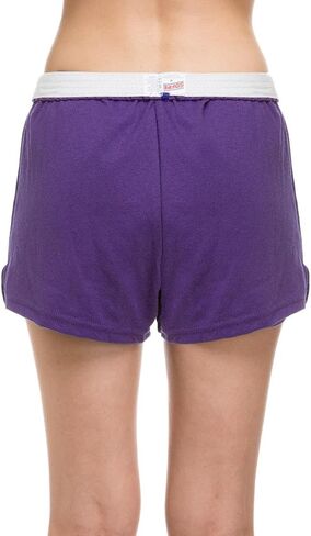 Soffe Girl's Junior Authentic Cheer Short - Comfortable Cotton Blend, for Gym, Dance, Elastic Waistband, Soft Fabric in Saudi Arabia