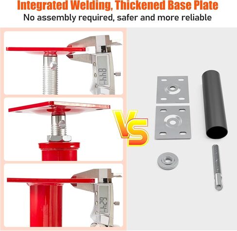 4 Pack House Jacks for Leveling Crawlspace, 11" - 16" Height Range, 11023 lbs Max Load Capacity, House Floor Jacks Post Pole for Leveling in Kuwait