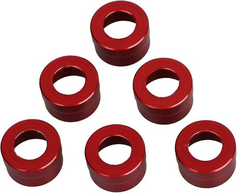 66pcs Red Engine Bolt Topper Cap Cover Aluminum For Harley Evolution,Twin Cam Touring Softail Dyna All Year All Model in Saudi Arabia
