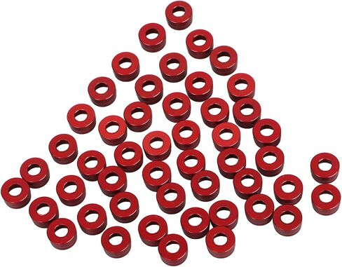 66pcs Red Engine Bolt Topper Cap Cover Aluminum For Harley Evolution,Twin Cam Touring Softail Dyna All Year All Model in Saudi Arabia
