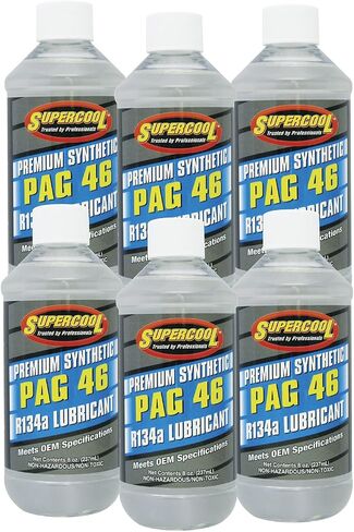 TSI Supercool P46-8-6CP 46 PAG VINGOSITY OIL ، 8 أوقية ، 6 عبوات in Saudi Arabia