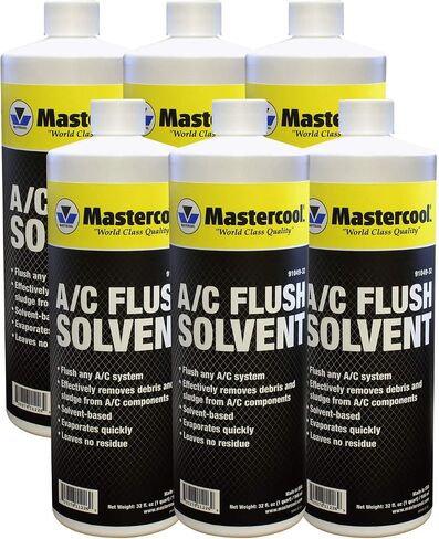 Mastercool 91049-128-4 مذيب Flush الأسود/الأصفر ، 4 عبوة (1 جالون) in Saudi Arabia