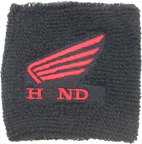 خزان فرامل الدراجات النارية جورب متوافق مع CBR600RR CBR900RR CBR1000RR - غطاء جورب الخزان (أسود وأحمر) 1 حزمة in Kuwait