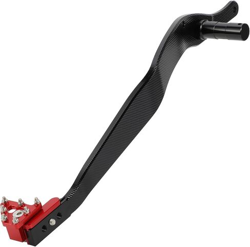 Dirt Bike Brake Foot Pedal for Hawk 250,Motorcycle CNC Foldable Brake Lever for Hawk 250cc (Not Fit Hawk 250 DLX EFI/Hawk 250 DLX)-Red in Saudi Arabia