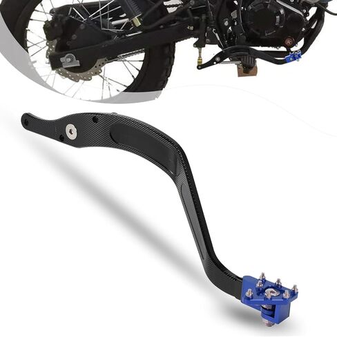 Dirt Bike Brake Foot Pedal for Hawk 250,Motorcycle CNC Foldable Brake Lever for Hawk 250cc (Not Fit Hawk 250 DLX EFI/Hawk 250 DLX)-Red in Saudi Arabia