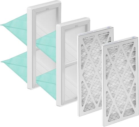 5-Micron Outer Air Filter Replacement Compatible with WEN 3410/ POWERTEC AF4000/ Shop Fox W1830/ Grizzly G0738 Air Filtration System. Compared to Part 90243-027-2, 4 Pack in Kuwait