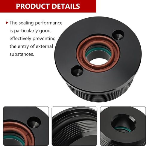 1100-8M0021648 2PCS Tilt Trim End Cap/Gland with Seal Assy Kit Fit for Mercury Mariner Trim Units Generation 1, 2 & 3 3 Ram Style Replaces# 99638A1, 8M0021648, 878243A1 (2) in Saudi Arabia