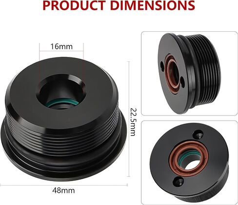 1100-8M0021648 2PCS Tilt Trim End Cap/Gland with Seal Assy Kit Fit for Mercury Mariner Trim Units Generation 1, 2 & 3 3 Ram Style Replaces# 99638A1, 8M0021648, 878243A1 (2) in Saudi Arabia