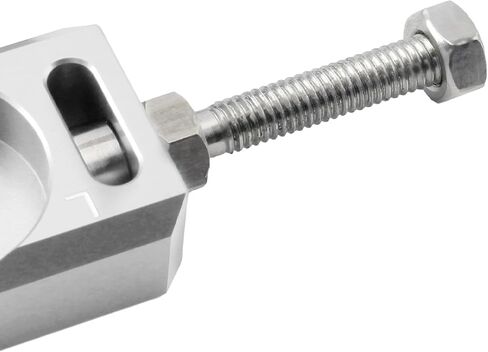 PowerMotor 13mm 0.51" Axle Block,CNC Chain Tensioner Adjuster Repalcement for Surron Light Bee S X Segway X160 X260 Electric Dirt Bike Ebike-Silver in Kuwait