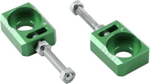 PowerMotor 13mm 0.51" Axle Block,CNC Chain Tensioner Adjuster Repalcement for Surron Light Bee S X Segway X160 X260 Electric Dirt Bike Ebike-Silver in Kuwait