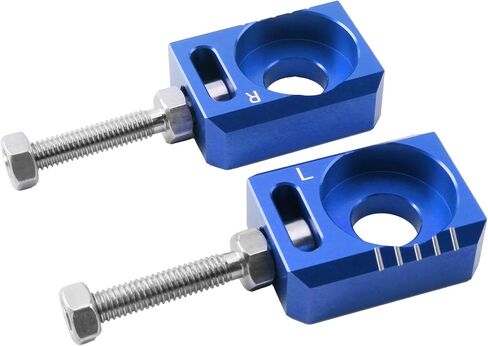 PowerMotor 13mm 0.51" Axle Block,CNC Chain Tensioner Adjuster Repalcement for Surron Light Bee S X Segway X160 X260 Electric Dirt Bike Ebike-Silver in Kuwait