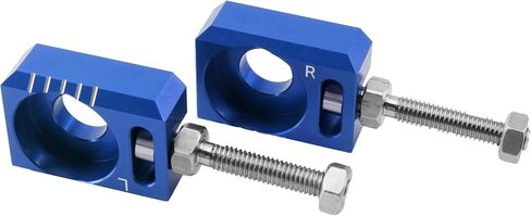 PowerMotor 13mm 0.51" Axle Block,CNC Chain Tensioner Adjuster Repalcement for Surron Light Bee S X Segway X160 X260 Electric Dirt Bike Ebike-Silver in Kuwait