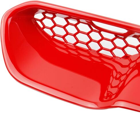 Korlot Engine Hood Vent Air Intake Moulding Cover Trim for 2021-2025 RAM 1500 TRX/RHO (Red) in Kuwait