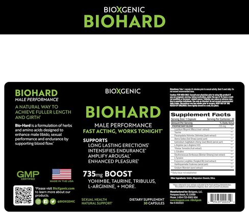 BioXgenic Bio-Hard, 30 Count in Saudi Arabia