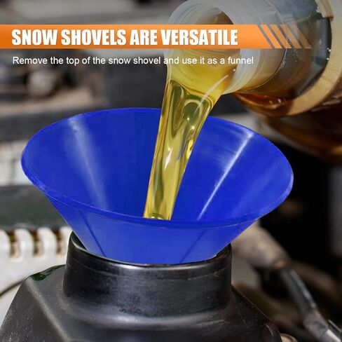 2PCS Magical Ice Scrapers for Car, 2 in 1 Round Snow Scraper for Car, Cone Windshield Ice Scraper with Funnel, Winter Car Snow Removal Accessories for Car, Bus, Truck, SUV (Green) in Kuwait