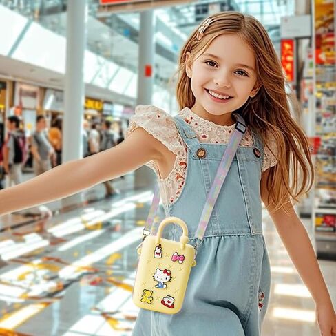 Crossbody Tote Bag with Adjustable Shoulder Strap, Handbag with Zipper Cute Mini Anime Coin Wallet Purse in Saudi Arabia