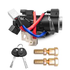 Ignition Lock Switch Assembly with Keys Compatible with Kia Sedona Hyundai Sonata 2015-2021 Replace 81910A4110 81910-A4210, Lock Cylinder and Lock Housing