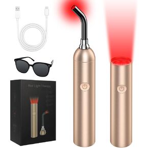 Red Light Therapy Device for Joints & Muscles Pain Relief with 660nm, Portable Near Infrared Light Therapy for Body & Face Inflammation with 810nm, 850nm, 940nm, Effective 2 in 1 Modes Design