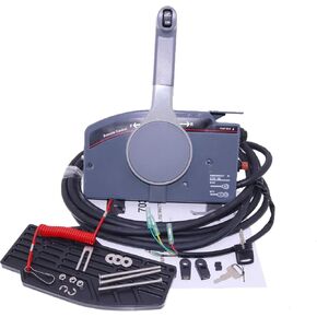 Outboard Side Mount Remote Control Box 703-48205-16-00 10 Pin Compatible with Yamaha Outboard Motors Steering System