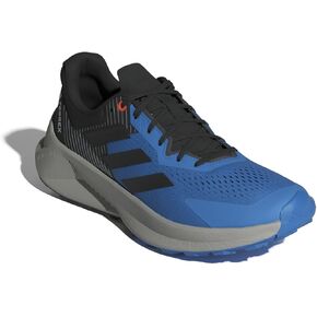 Adidas Mens Terrex Soulstride Flow Trail Trail Trail Runneakers أحذية - أسود ، أبيض