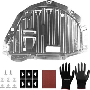 74112-TLA-A01 Engine Splash Shield with mounting Screws Gloves and Sand Paper Compatible with Honda CRV EX EXL 2017-2022 1.5L L4,Replace:74112TLAA01