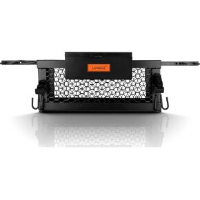 Heavy Duty Tractor Basket,Universal-Fitting Tractor Tool Box Accessories,24x10x10in Tractor Basket Attachment Fits Most Tractor and Zero Turn Mower,Black