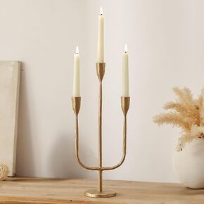 Romadedi Candelabra Balck Candlestick Holders: Taper Candle Holders Metal Tall Vintage Candle Holders Iron for Table Centerpiece Antique Decor Fireplace Candle Stands Decorative Mantle