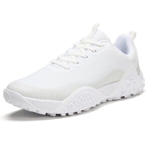 Wide Golf Shoes for Men Spikeless Professional Outdoor Waterproof Golfing Footwears Sneakers with Arch Support